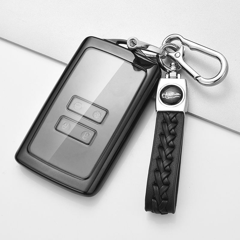 Car Key Fob Cover Renault Captur Koleos Kadjar Arkana Megane - Temu