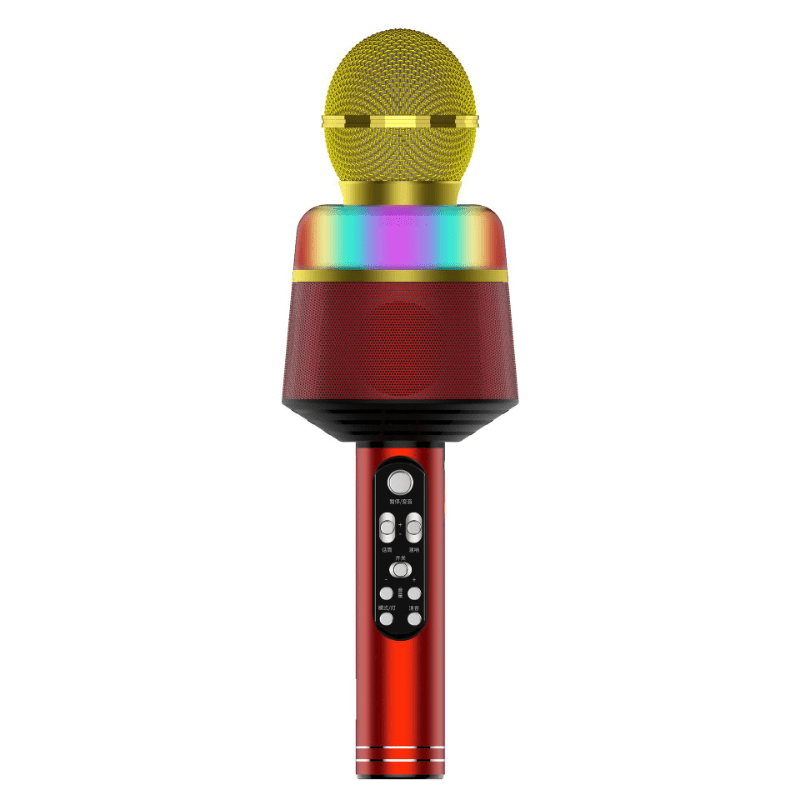 BONAOK Micrófono de karaoke, micrófono inalámbrico Bluetooth 2023 UHF,  altavoz de micrófono de karaoke, máquina de karaoke portátil para adultos y