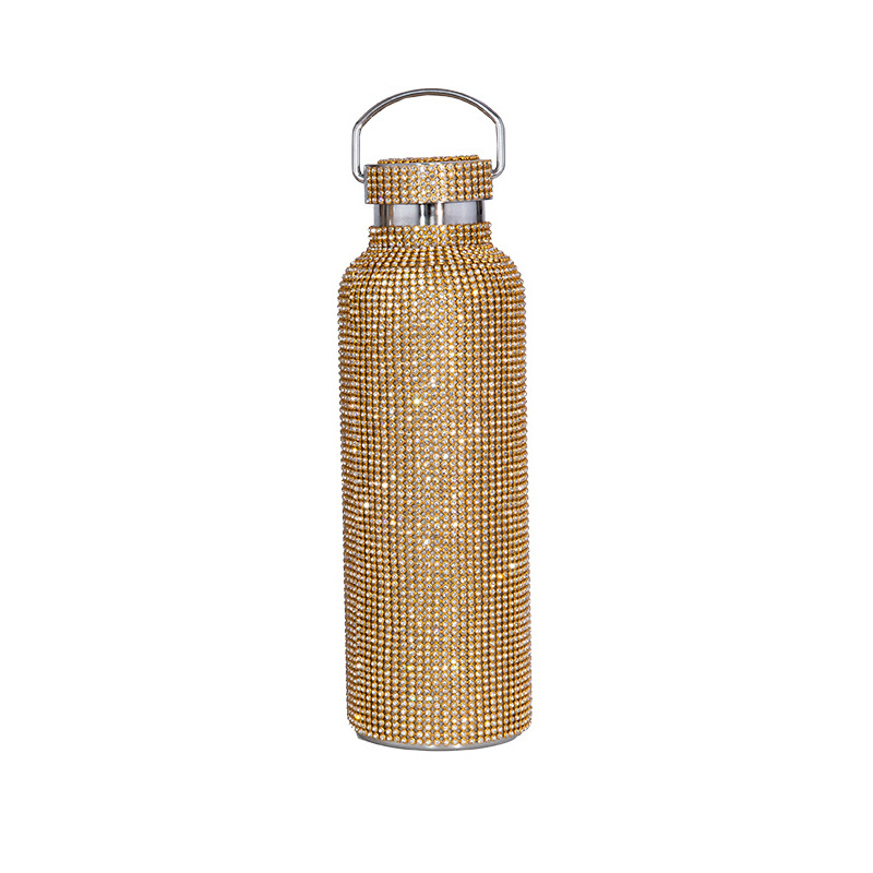 Handgemachte 16,9 UNZEN Bling Kaffee Tasse Diamant Vakuum Thermos