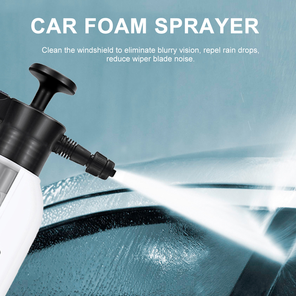 1pc Foam Sprayer Car Wash Hand-held Foam Watering Can Air Pressure Sprayer  Plastic Disinfection Water Bottle Car Cleaning Tools Gardening Spray Bottle