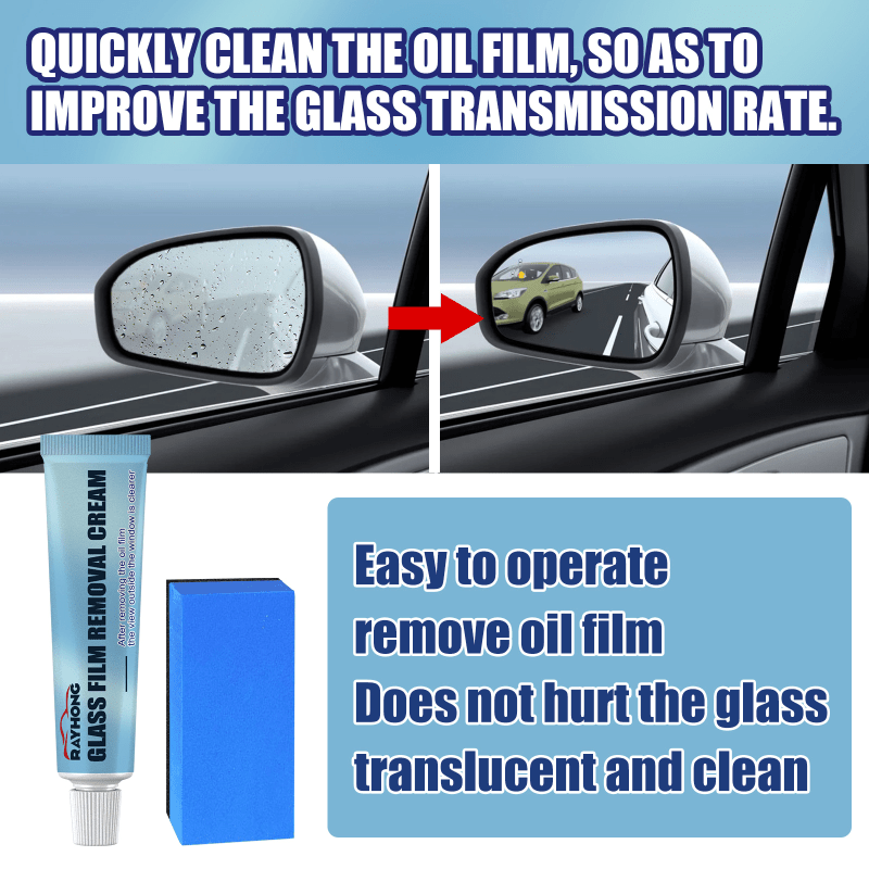 Car Glass Oil Film Remover Windshield Oil Water Spot Powerful