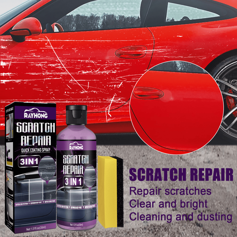 

30ml Car Scratch Repair Kit: Ceramic Coating Liquid Paint Care Polishing Wax For Anti-scratch Protection