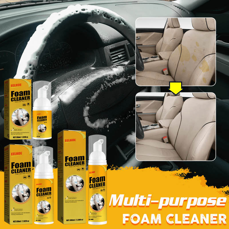 Leather Cleaner For Car Interior Super Cleaner Leather Cleaning Foam Spray  Sprayable Leather Cleaner Effective Car Interior Cleaner Best For Detailing  Carpet Leather awesome
