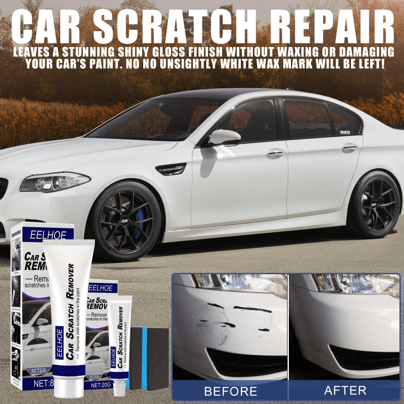 car scratch repair wax car paint