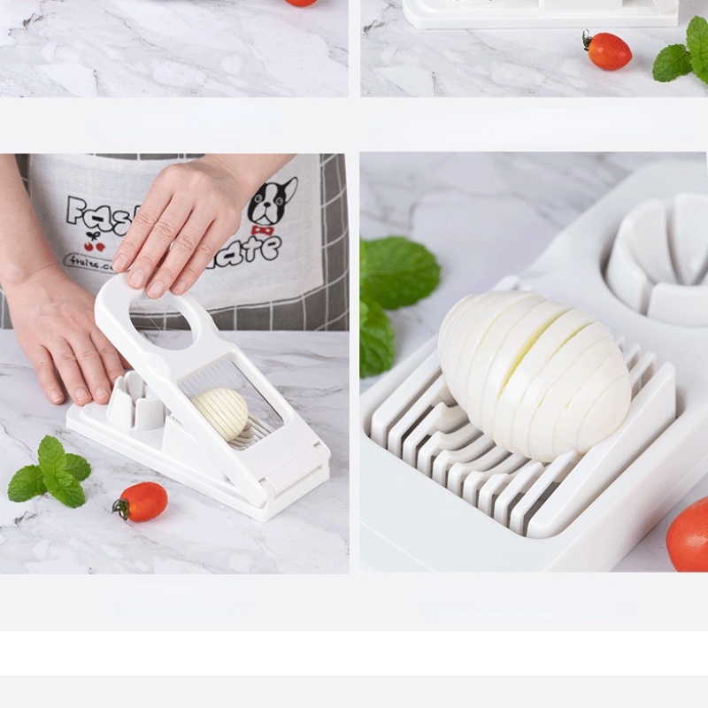 2pcs Fancy Egg Cutter Egg Slicer Gadgets Kitchen Accessories Cut