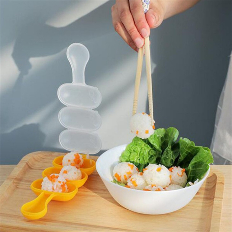 Easy Sushi Maker - DIY Rice Ball Mold and Sushi Mold for Perfect Sushi  Every Time - Lunch Accessories and Sushi Making Tool