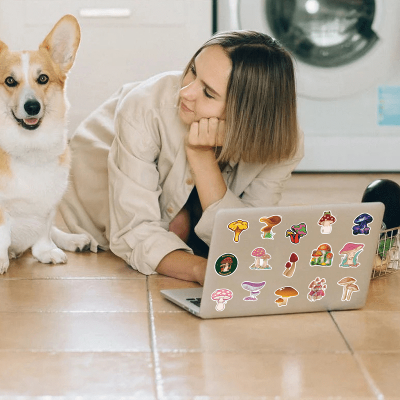 Pembroke Welsh Corgi Graffiti Embroidered T-Shirt