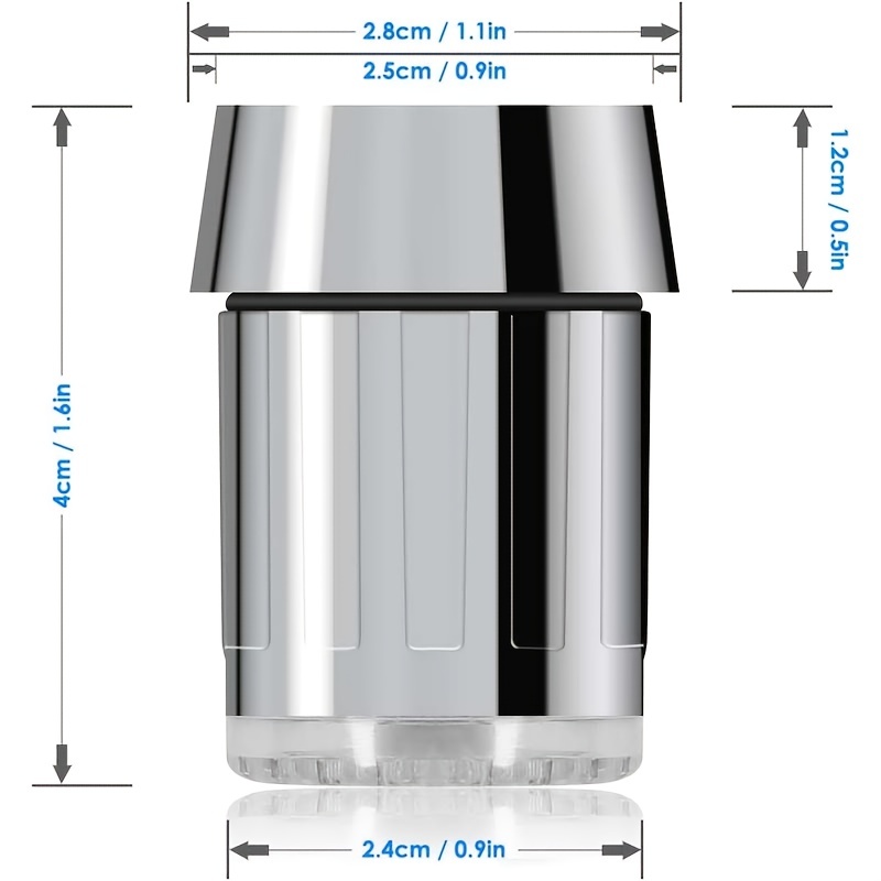 Smart Kitchen Faucet With Temperature Sensor And Colorchanging Led