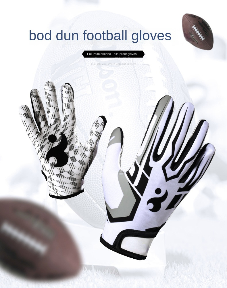 Professional Football Gloves: Non Slip, Breathable Protection For Receivers  - Temu