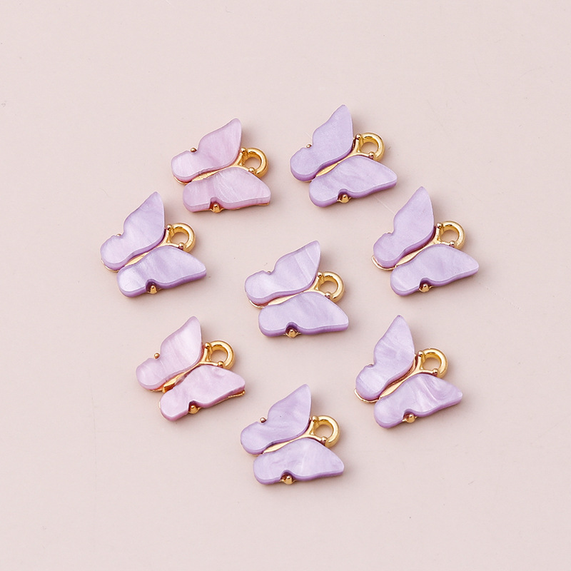 Shop DICOSMETIC 48Pcs 2 Colors Bowknot Link Charm Butterfly