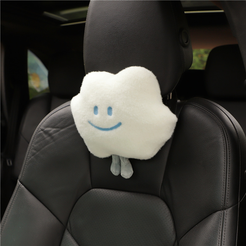 New Car Car Plush Headrest, Backrest, Neck Protection Pillow