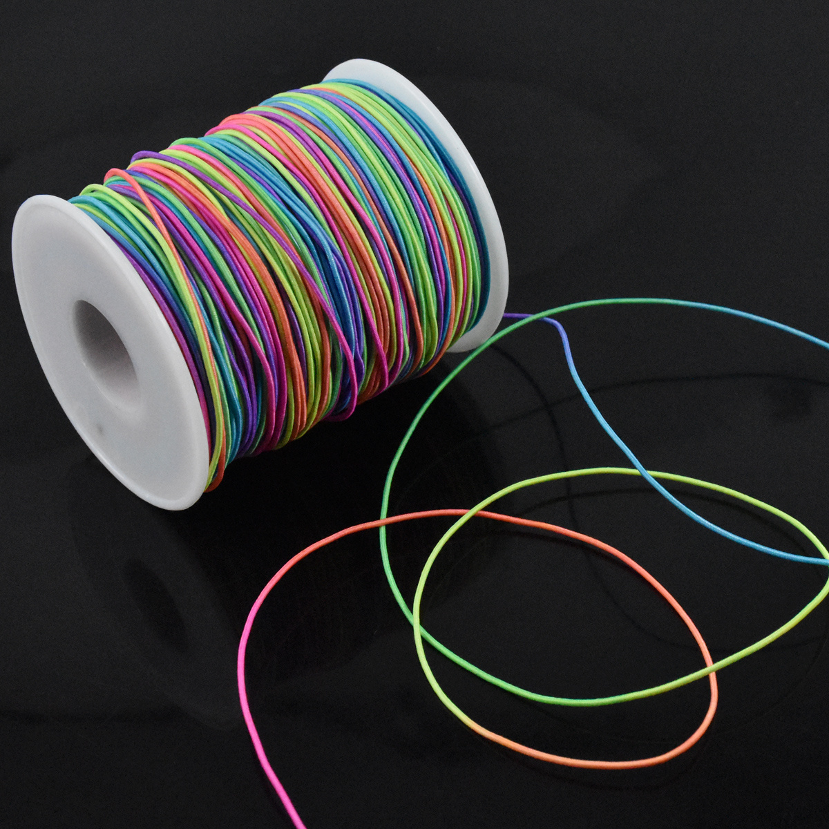 109 Yard Elastic Cord Rainbow Elastic Bead Cord Elastic Cord Beads Thread  Bead Cord Stretch Cord Craft Cord Beads Cord For Children Jewellery Crafts  Bracelets, Check Out Today's Deals Now