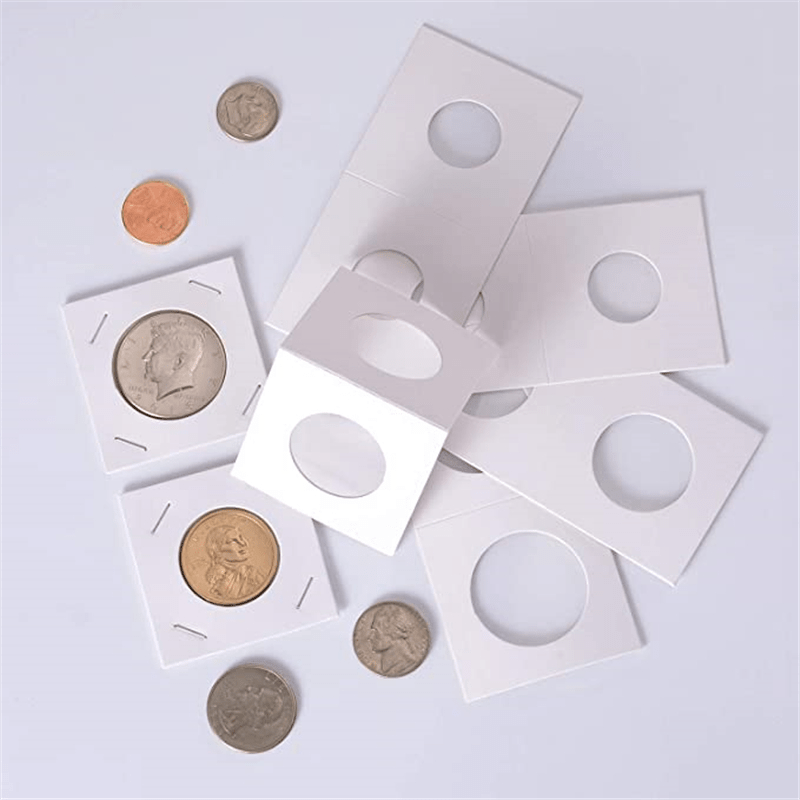 Square Cardboard Coin Holders: Mega Assortment For - Temu