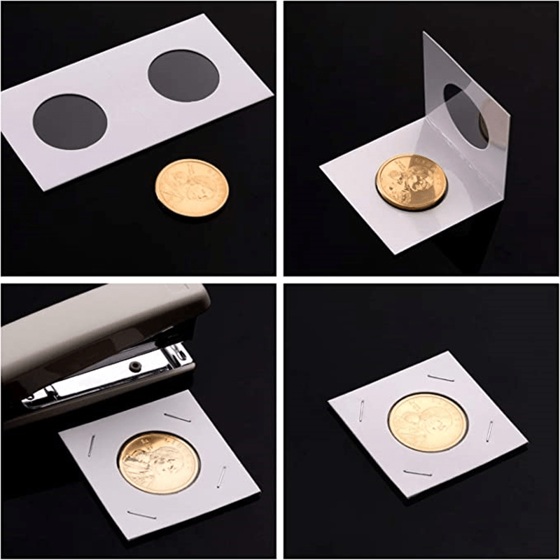 Square Cardboard Coin Holders: Mega Assortment For - Temu