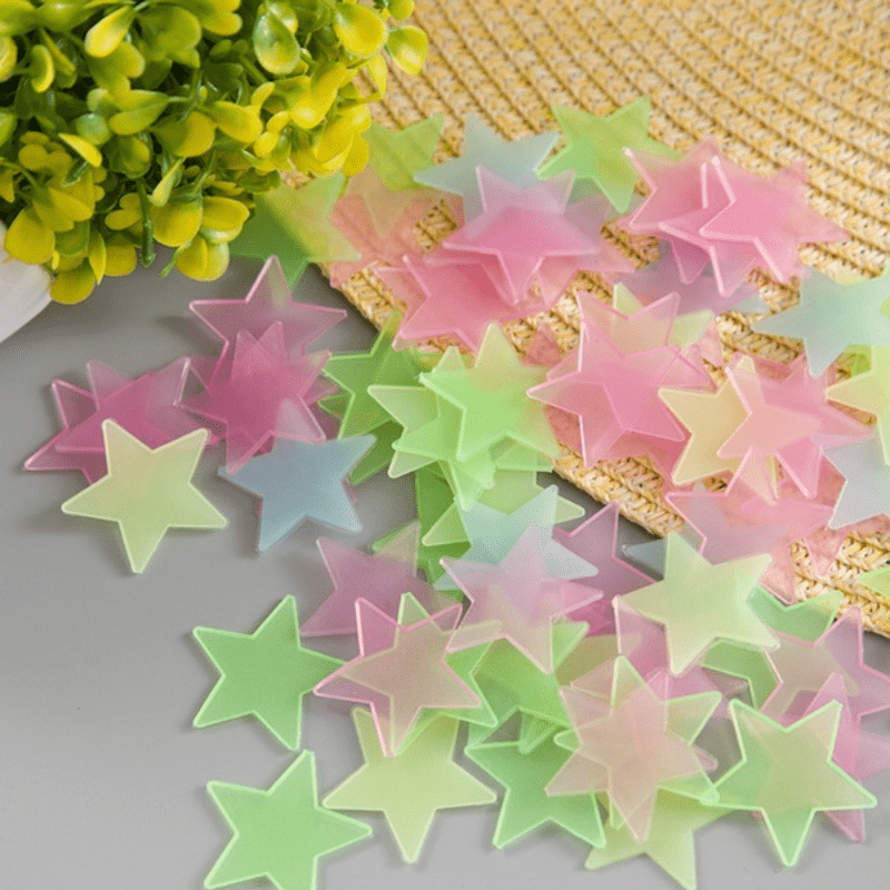 299pcs Estrellas Luminosas Pegatinas Luz Sala Pegatinas - Temu