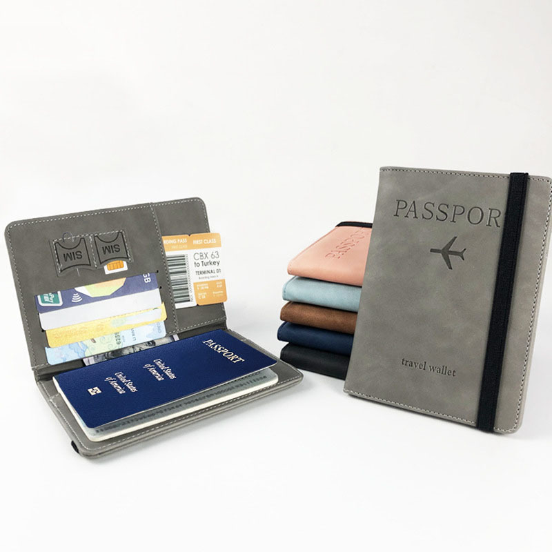 New Passport Holder Passport Wallet Rfid Blocking For Men And Women Designer  Passport Cover - Temu Germany