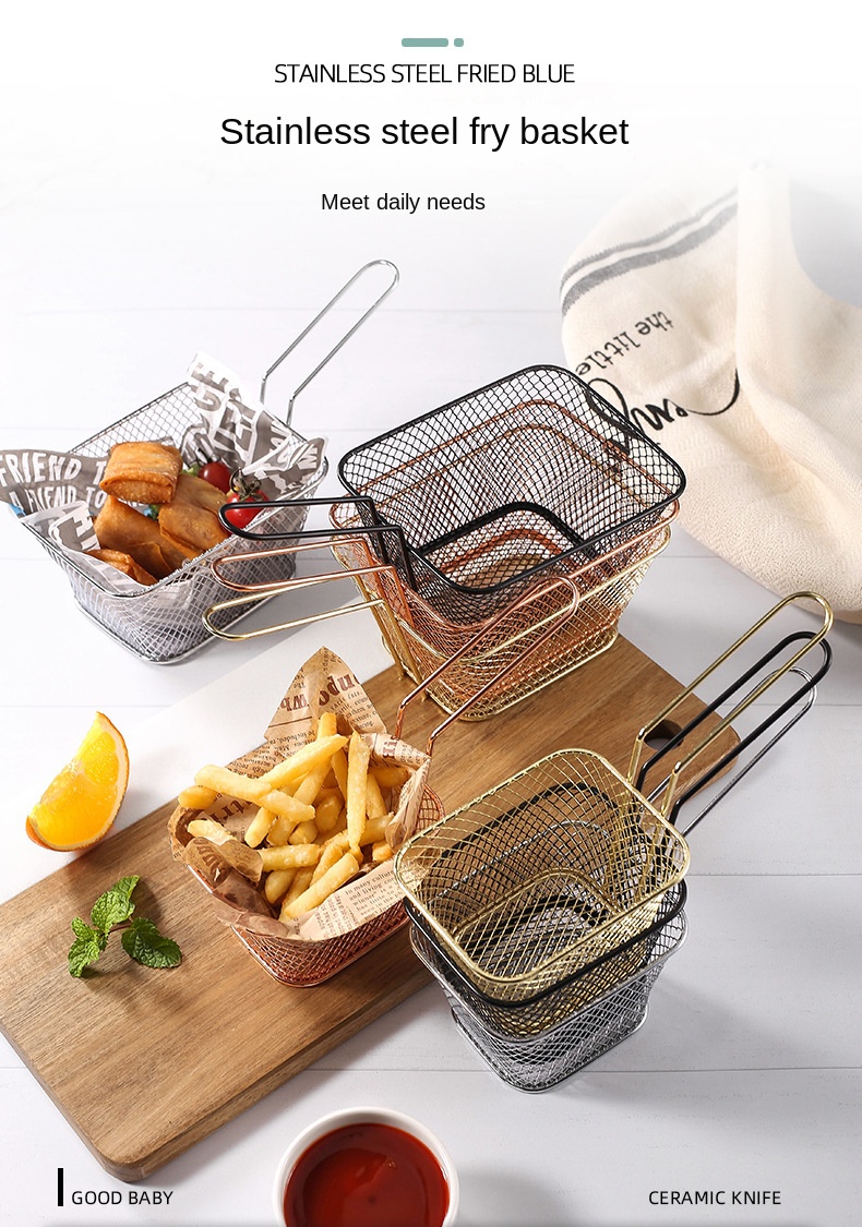 1pc Stainless Steel French Fry Cutter, Daily Black Multi-purpose