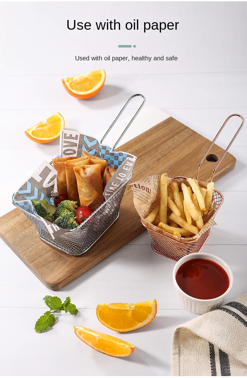 Upgrade Your Kitchen With A Stainless Steel Mini French Fries Basket -  Perfect For American Snacks & Bbqs! - Temu United Arab Emirates