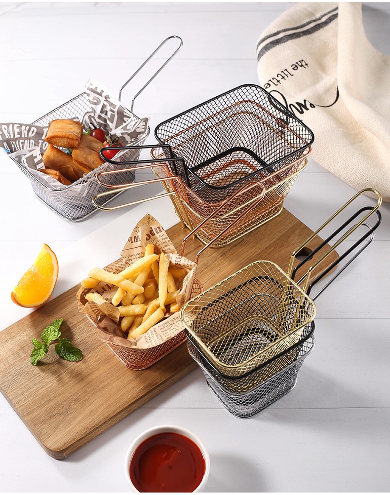 Stainless Steel French Fries Frying Basket Air Fryer Basket - Temu