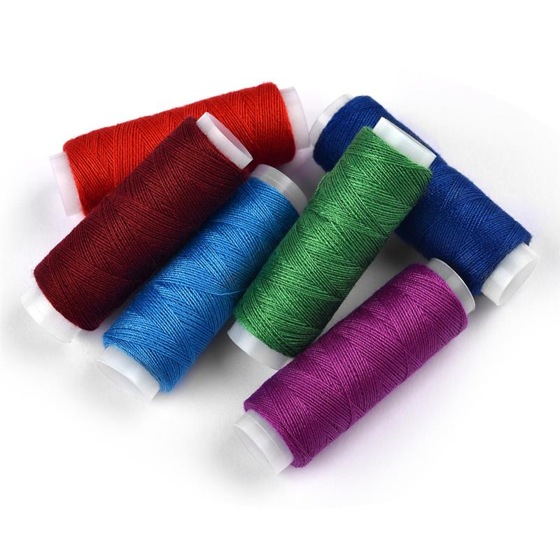 39pcs Sewing Threads Mixed Colors 100% Polyester Diy Sewing Machine  Accessories Clothes Threads Needlework Hand 200 Yard Spool - Sewing Threads  - AliExpress