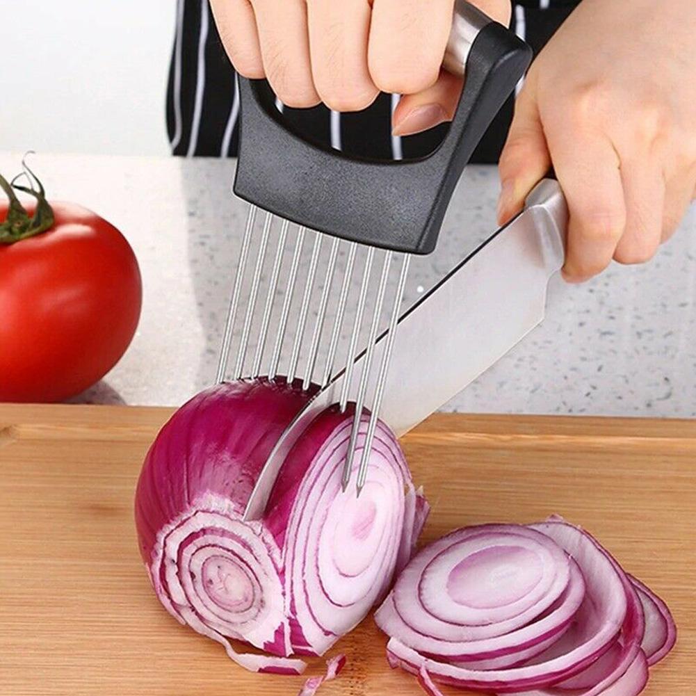 1pc Stainless Steel Onion Cutter