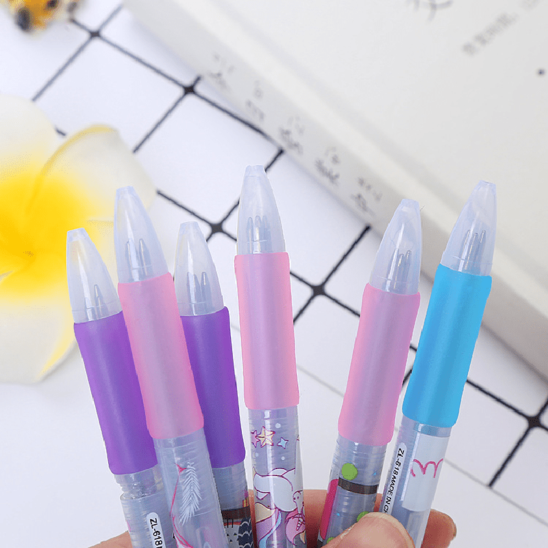 10Pcs/set Ballpoint Pen Creative DIY Bead Pen Plastic Beaded Pen