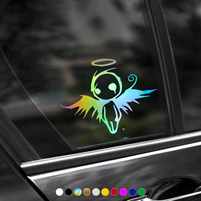 15,4 CM * 11,3 CM Schmetterling Dekoration Muster Auto Tür Fenster Auto  Aufkleber Vinyl Aufkleber Zubehör Dekorative Aufkleber (Color : Zwart, Size  : 2pcs): : Auto & Motorrad