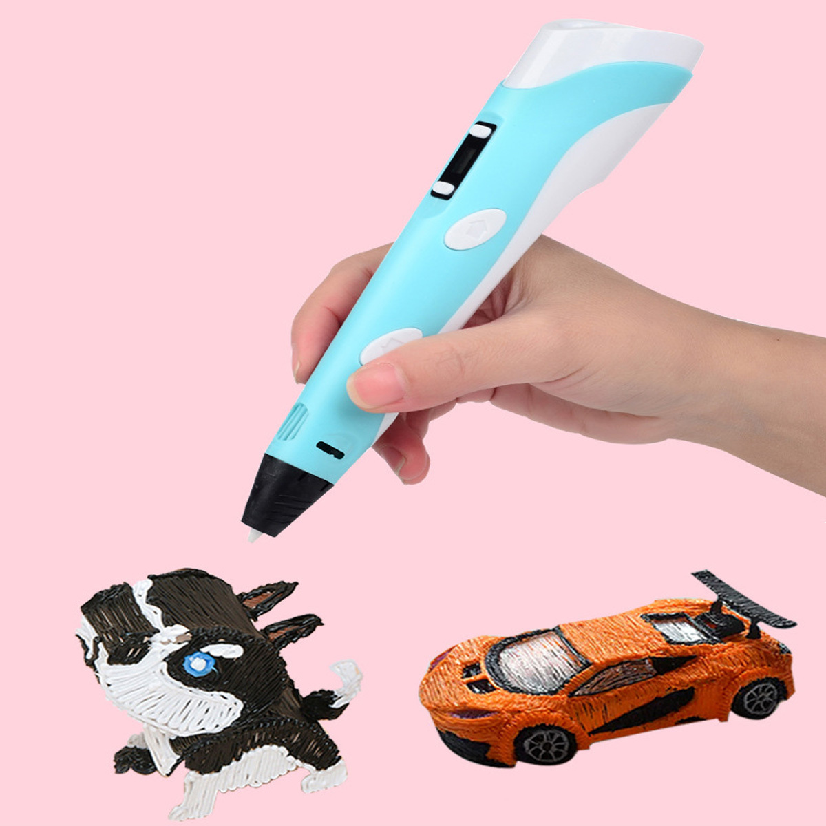 3D Drawing Pen USB Powered OLED Display Art Craft DIY Print PLA/ABS  Filaments 3D Draw Printer For Kids/Adults Creative Design