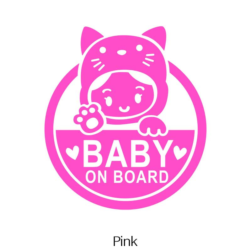 Baby in car  Mercedes-Benz cat baby car sticker car sticker Waterproof  stick - Shop Melon House Cats Kitty Shop Stickers - Pinkoi