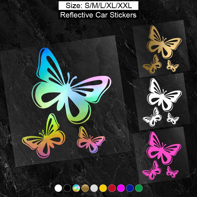 1pc Mode Schöne Schmetterlinge Autoaufkleber Dekoration - Temu