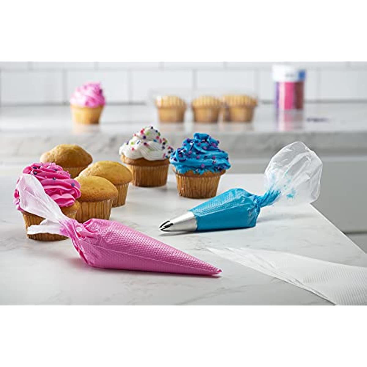 Or Or Disposable Piping Bag Pastry Bags Icing Fondant Cake - Temu