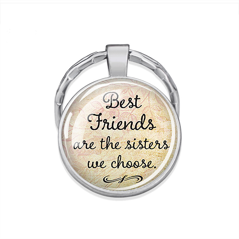 Raven Best Friends Keychain Good Friend Are Like Stars Keyring Friendship Keychain Women Birthday Graduation Gifts