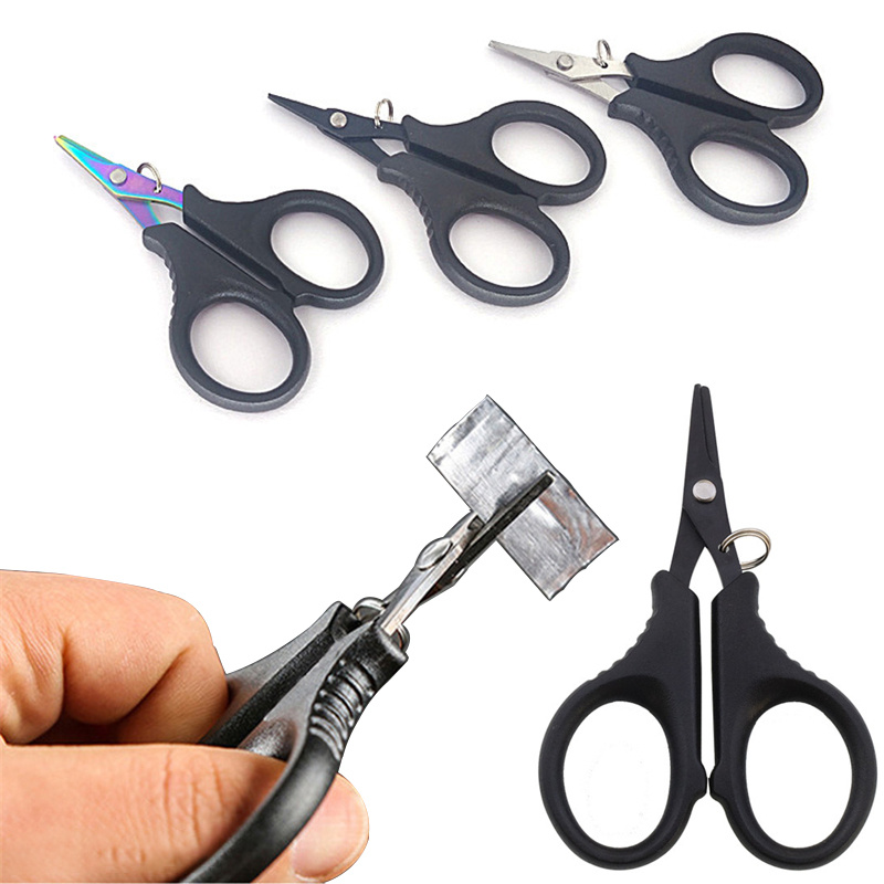 Fishing Scissor Tools Stainless Steel PE Braid Line Cut Portable