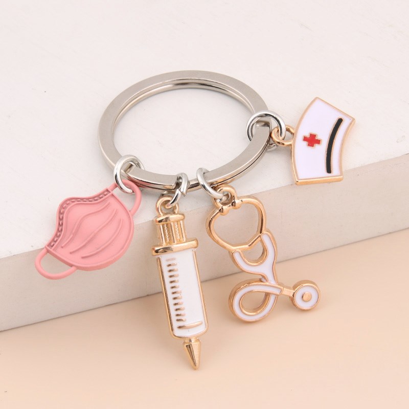 nurse keychain and straw toppers Metal Beaded Keychain - clothing &  accessories - by owner - apparel sale - craigslist