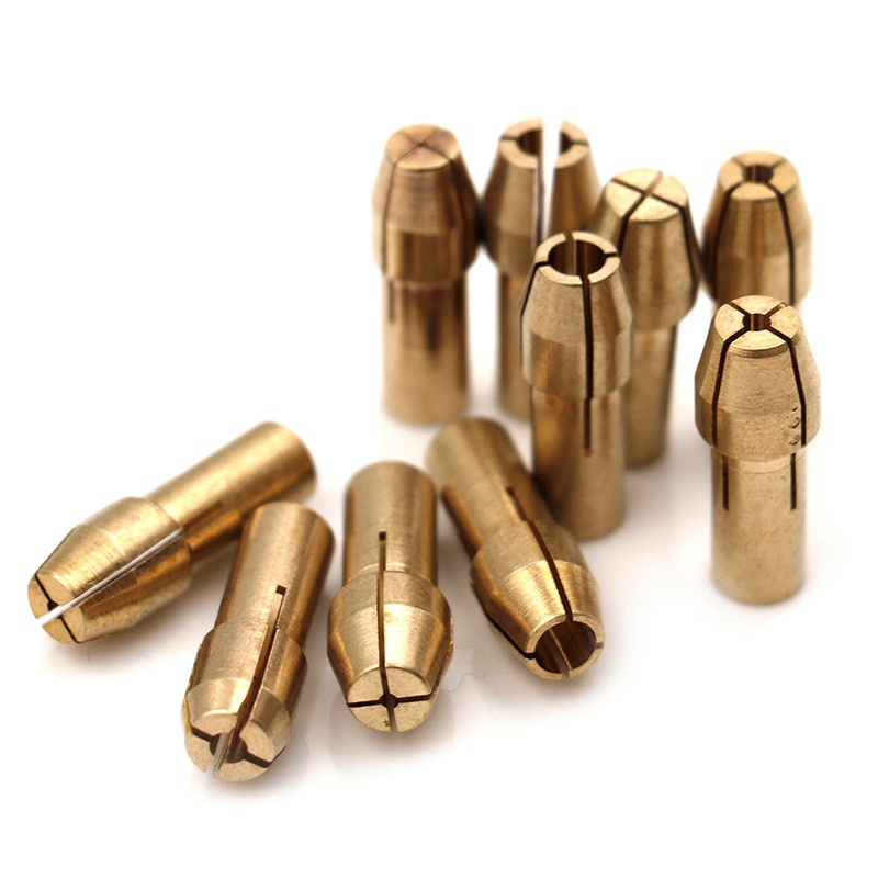Brass Collet Mini Drill Chuck For Motor Shaft Drill Tool - Temu
