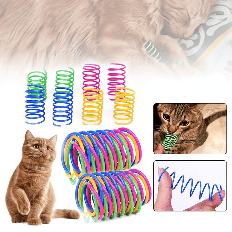 20pcs/set Random Color Cat Toys For Playing And Relieving Boredom, Suitable  For Cats