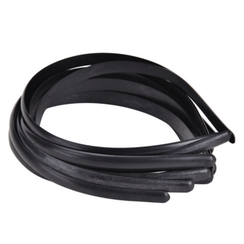 10pcs Plastic Hair Band No Teeth Solid Headband Hair Accessory