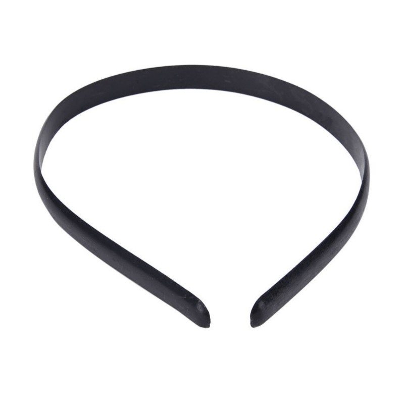 10pcs Plastic Hair Band No Teeth Solid Headband Hair Accessory