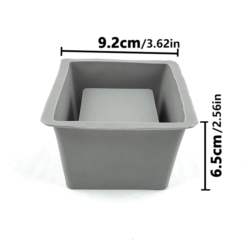 Square Box Silicone Mold, Flower Pot Mould