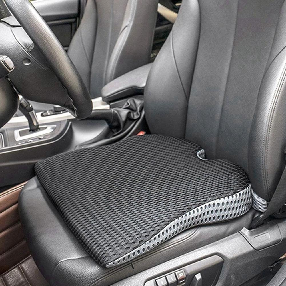 Relieve Back Pain & Improve Posture with Memory Foam Car Wedge Seat Cushion