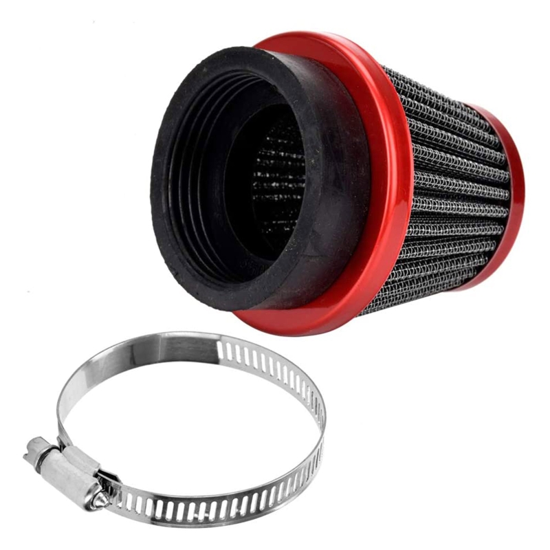 Universal 35mm 38mm 42mm 45mm Motorcycle Mushroom Head Carburetor Air  Filter Cleaner, Air Intake Pipe For Modified Scooter Motocross ATV
