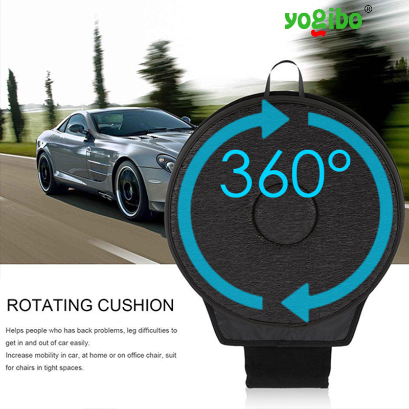 360 Degree Rotating Car Chair Seat Cushion Swivel Cushion Mobility