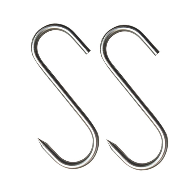 S Shaped Hooks Meat Hook Stainless Steel 304 Metal Hangers - Temu Canada