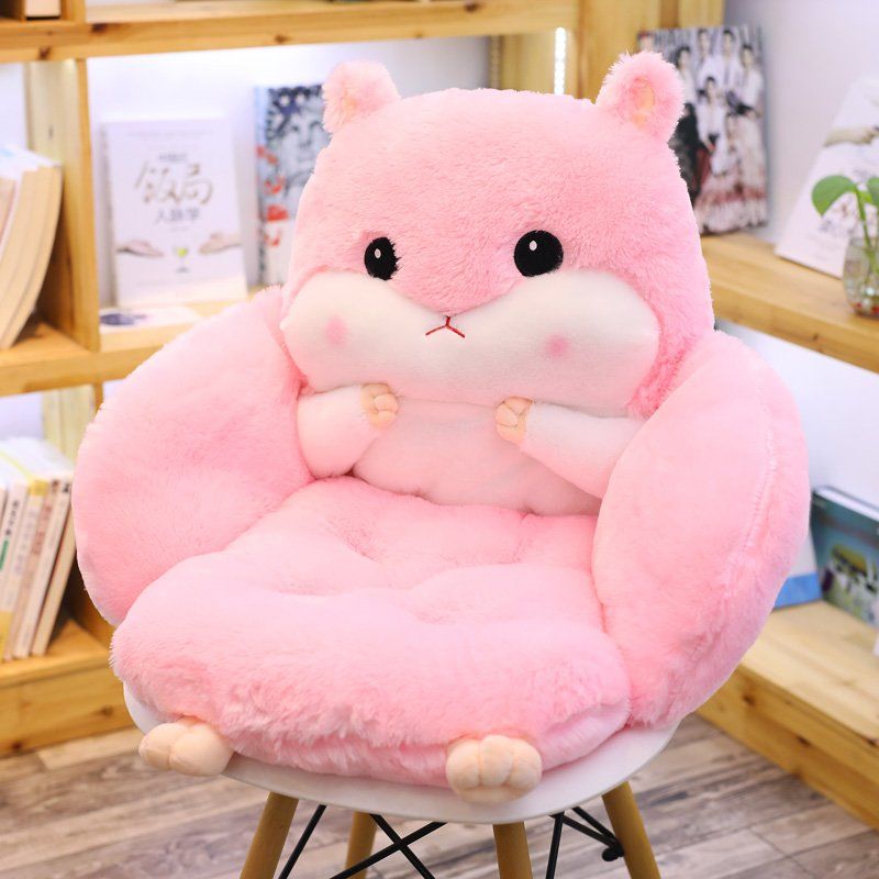 Cute Seat Cushion Hamster Shape Lazy Sofa Cozy Warm Skin - Temu Japan