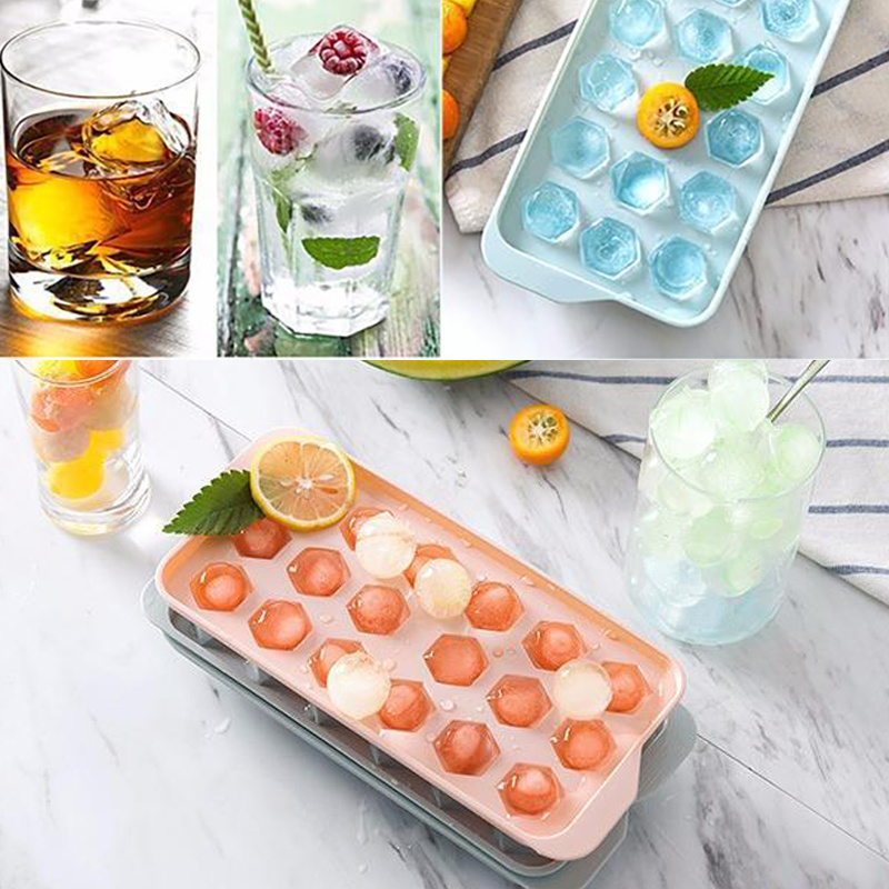1-4pcs Ice Cube Making Machine Tray Mold Ice Ball Making Machine Cocktail  Whiskey Bar Accessories Home DIY 33/18 Type Cavity Ball Surface Round Mold K