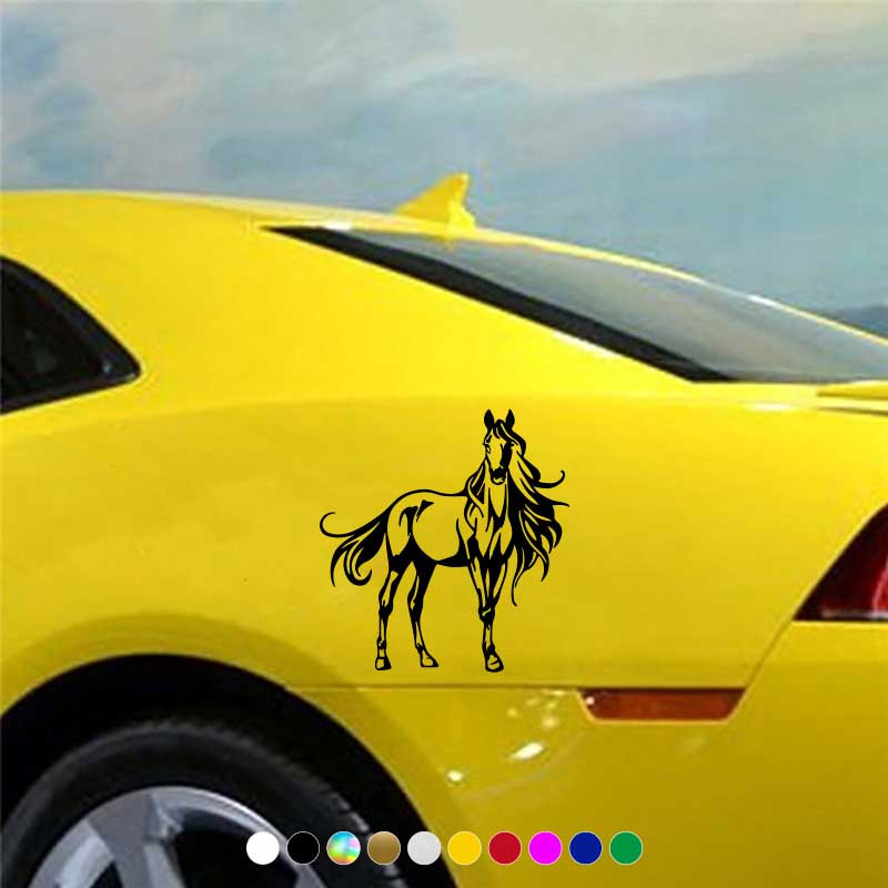 Horse Head Stickers For Bikers Art Car Stickers Car Styling - Temu