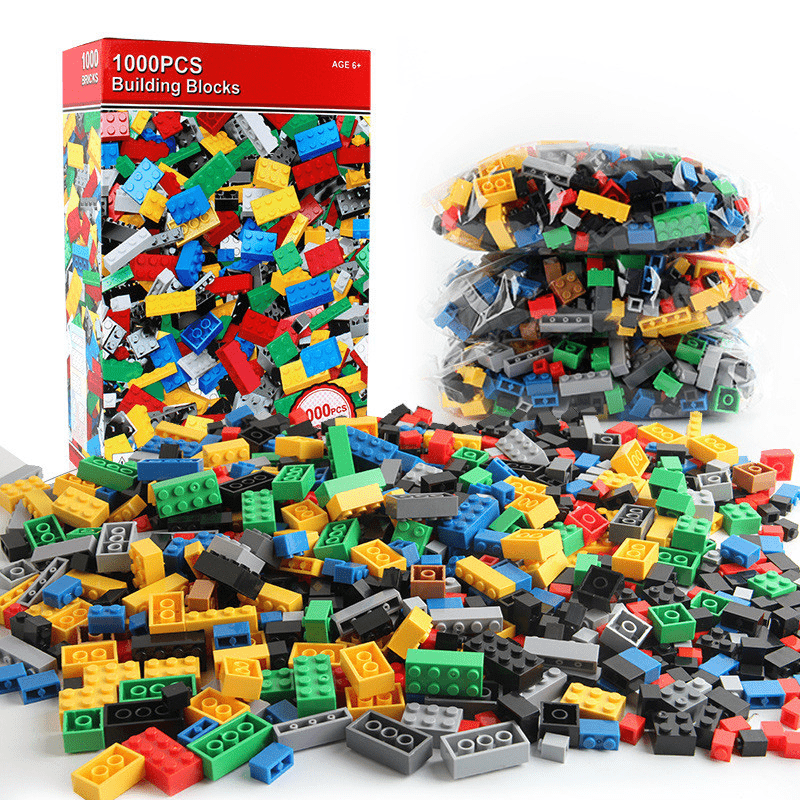 1000 Pieces DIY Building Blocks Bulk Sets City Classic Bricks Assembly Toys