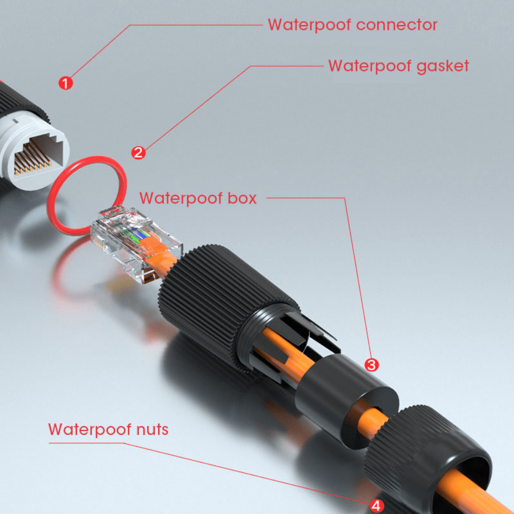 Verlängerung Sensor Kabel, IP67, Outdoor, RJ45