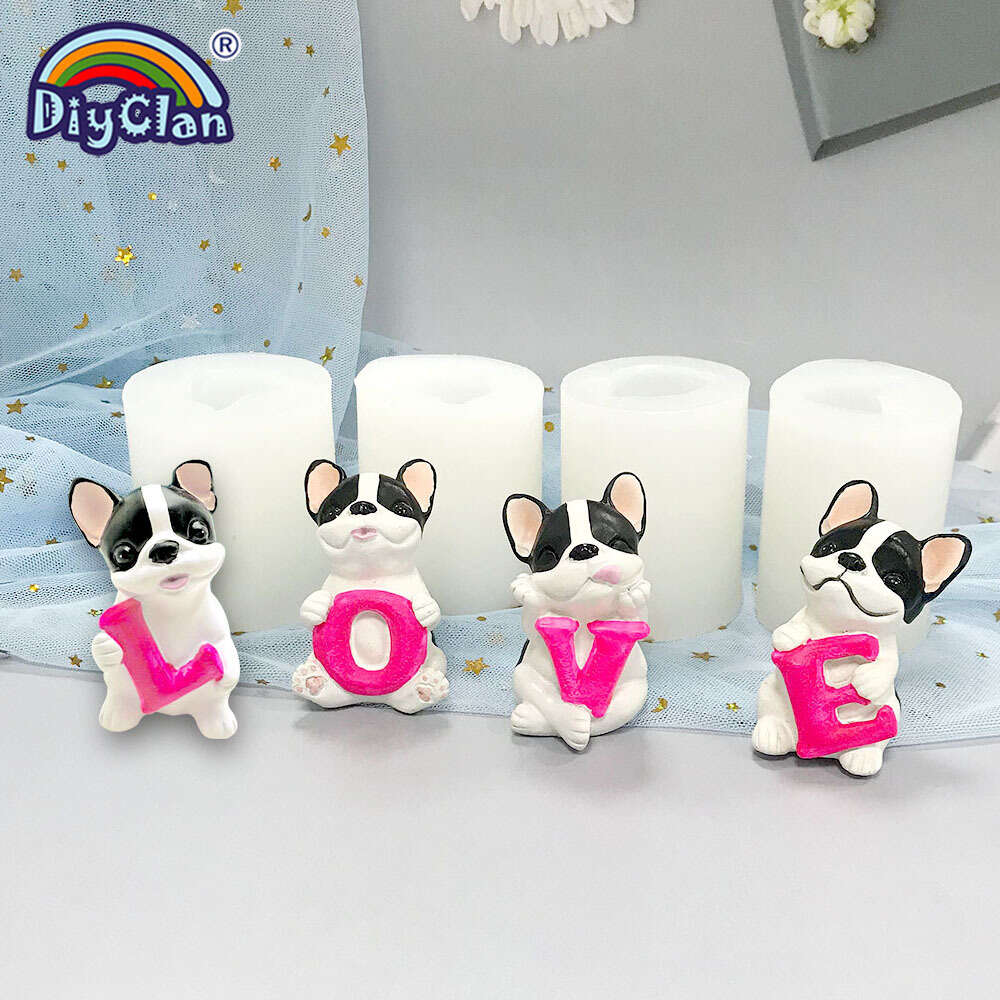 3d Love Candle Silicone Mold Diy Handmade Heart shaped Soap - Temu