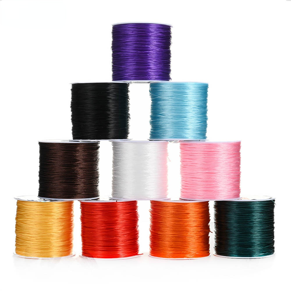 50M Strong Stretch Elastic Cord Wire rope Bracelet Necklace String